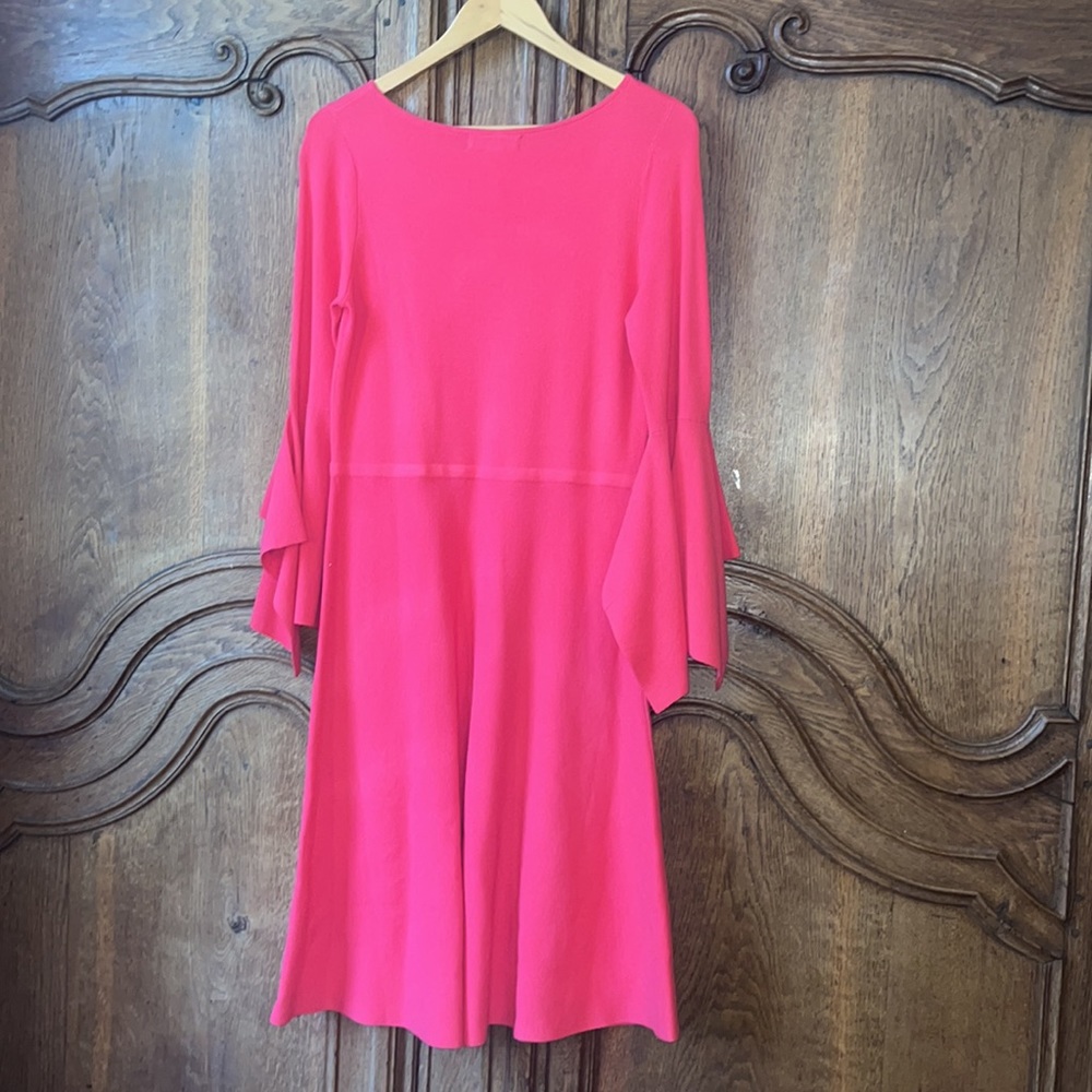 Banana Republic Pink Knit Handkerchief Sleeve Dress - Picture 10 of 15